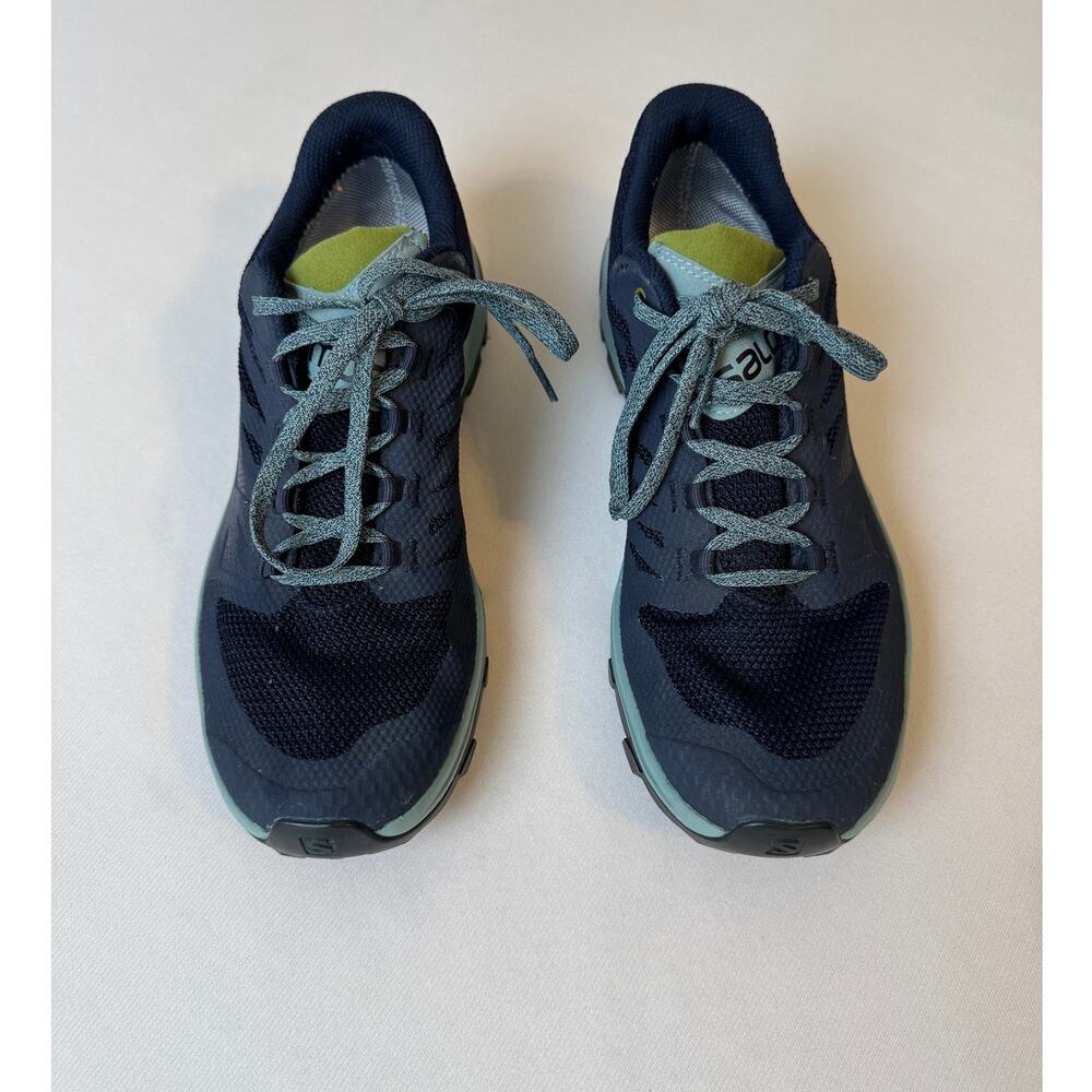 Salomon OUTline GTX Gore-Tex Navy Teal Hiking Shoes 9.5